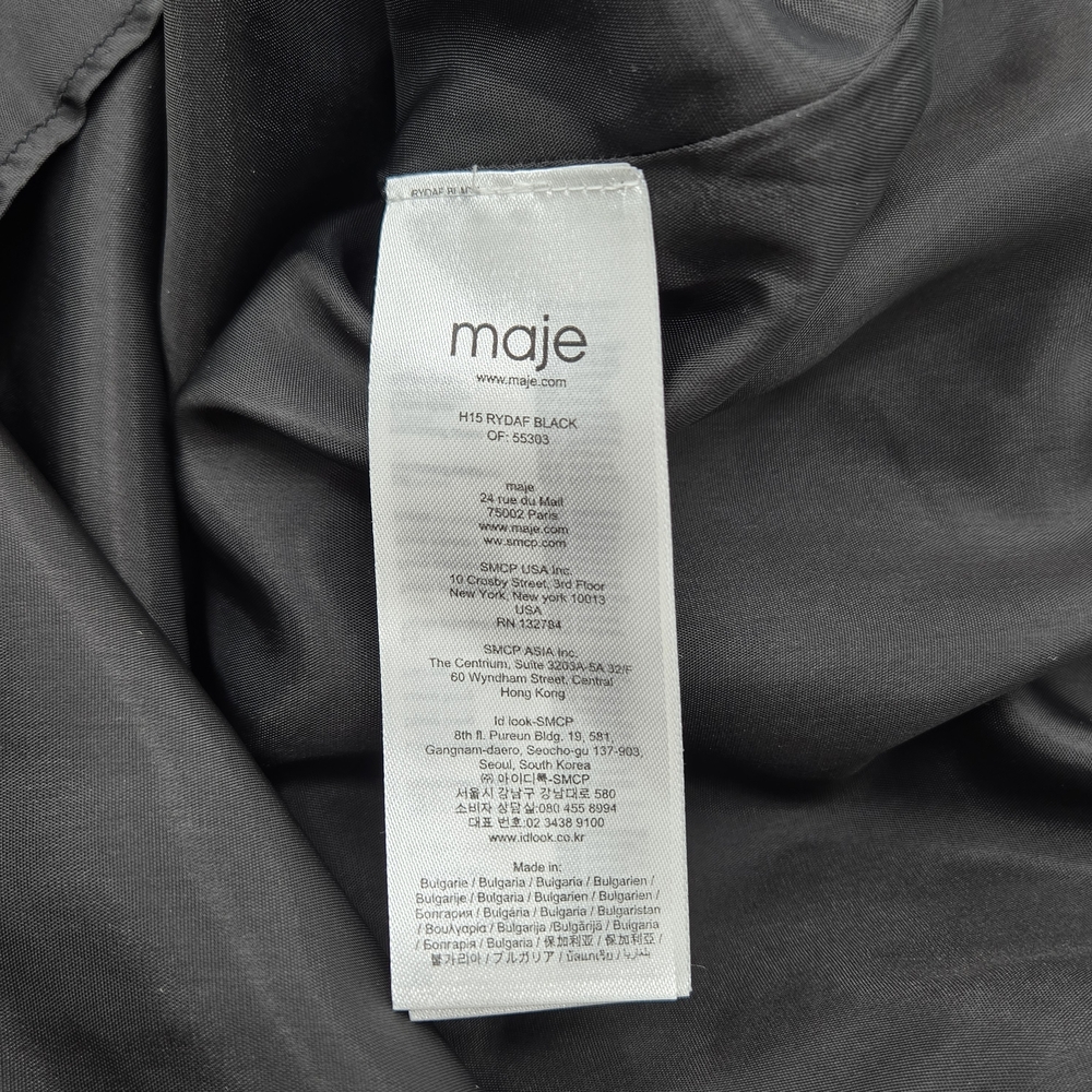 Maje Rydaf Metallic Mini Dress - Picture 9 of 11